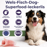 Crispy Bars aus Wels | 6x125g | Belohnung für Hunde