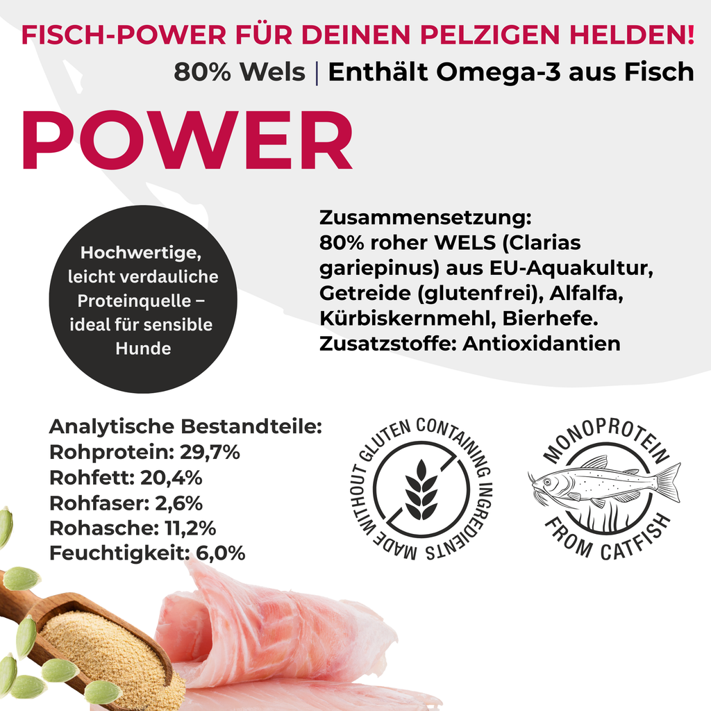 PETEFCO | TRIPLE BITES | 80% Fisch | 6x100g | Belohnung für Hunde