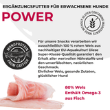 PETEFCO | POWER BITES | 80% pește | 3x100g | recompense pentru câini
