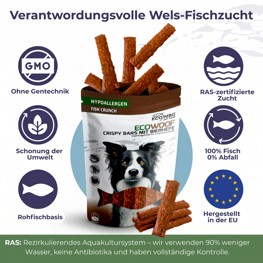 Crispy Bars mit Bierhefe | 3x125g | Belohnung für Hunde