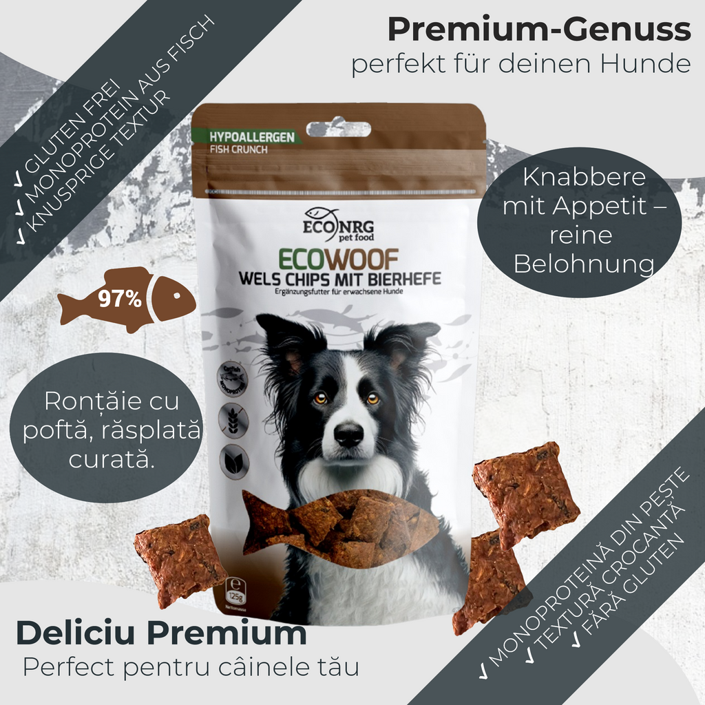 Chipsuri din somn cu drojdie de bere | 6x125g | recompensa pentru caini