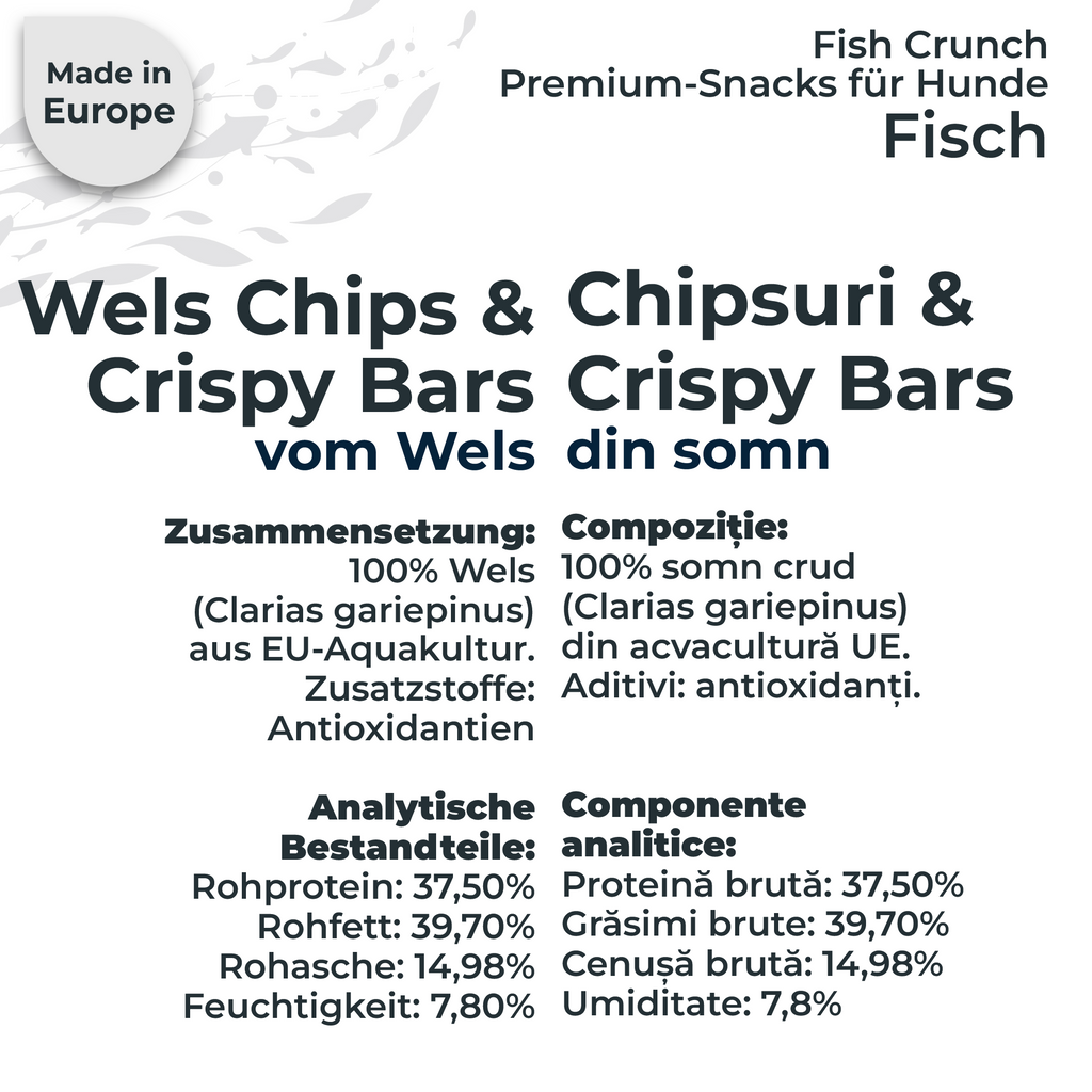 Crispy Bars din somn | 3x125g | recompensa pentru caini