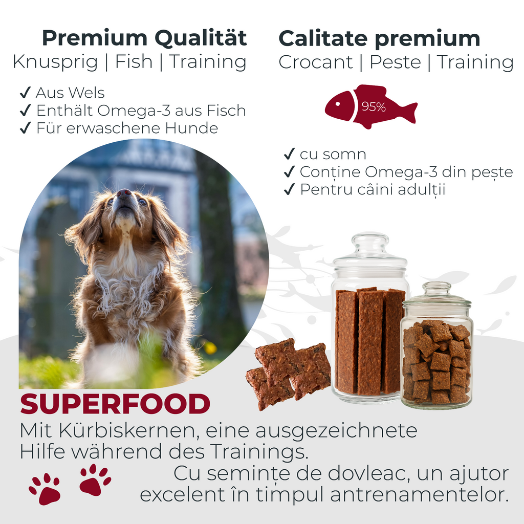 Chipsuri din somn cu semințe de dovleac | 3x125g | recompensa pentru caini