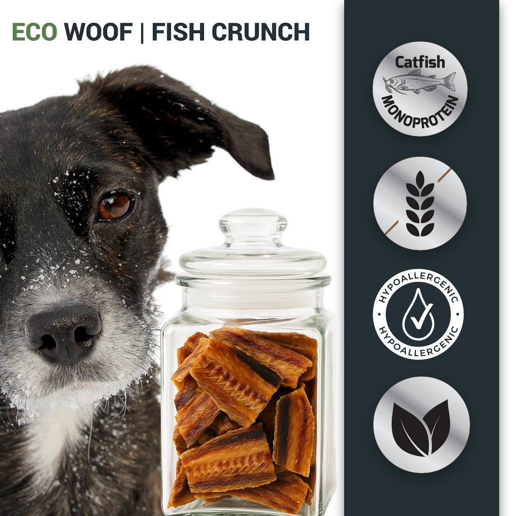 FISH CRUNCH | Șir de somn | 3x100g | recompensa pentru caini