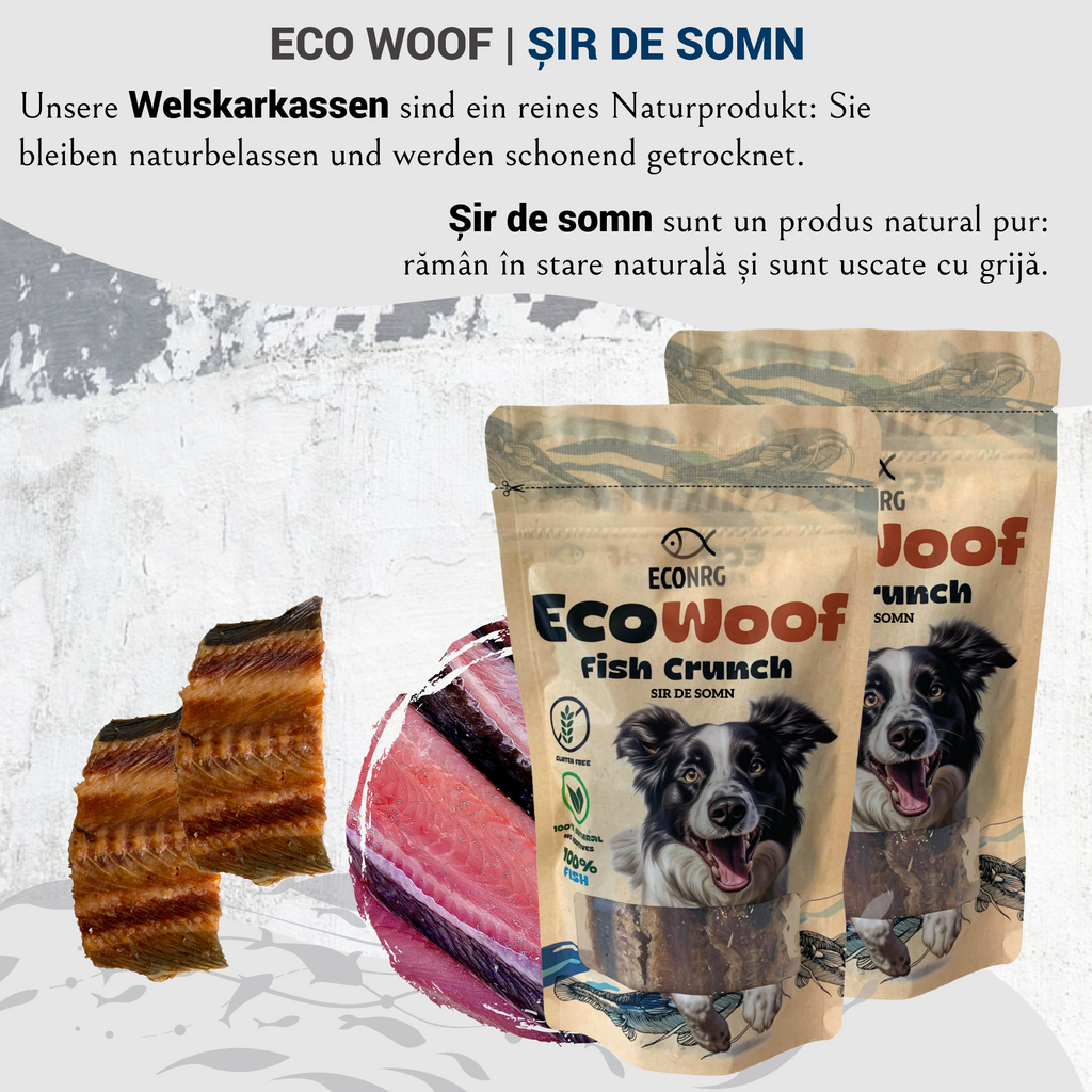 FISH CRUNCH | Șir de somn | 3x100g | recompensa pentru caini