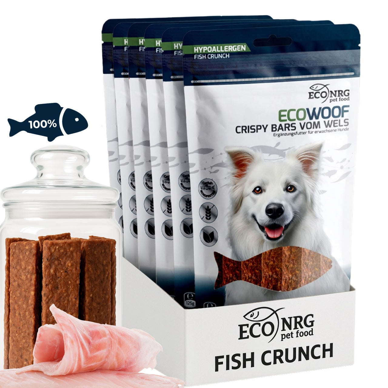 Crispy Bars din somn | 6x125g | recompensa pentru caini