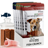 Crispy Bars with Catfish – TRIO | Plain, Pumpkin & Brewer's Yeast | 6x125g | dog treats